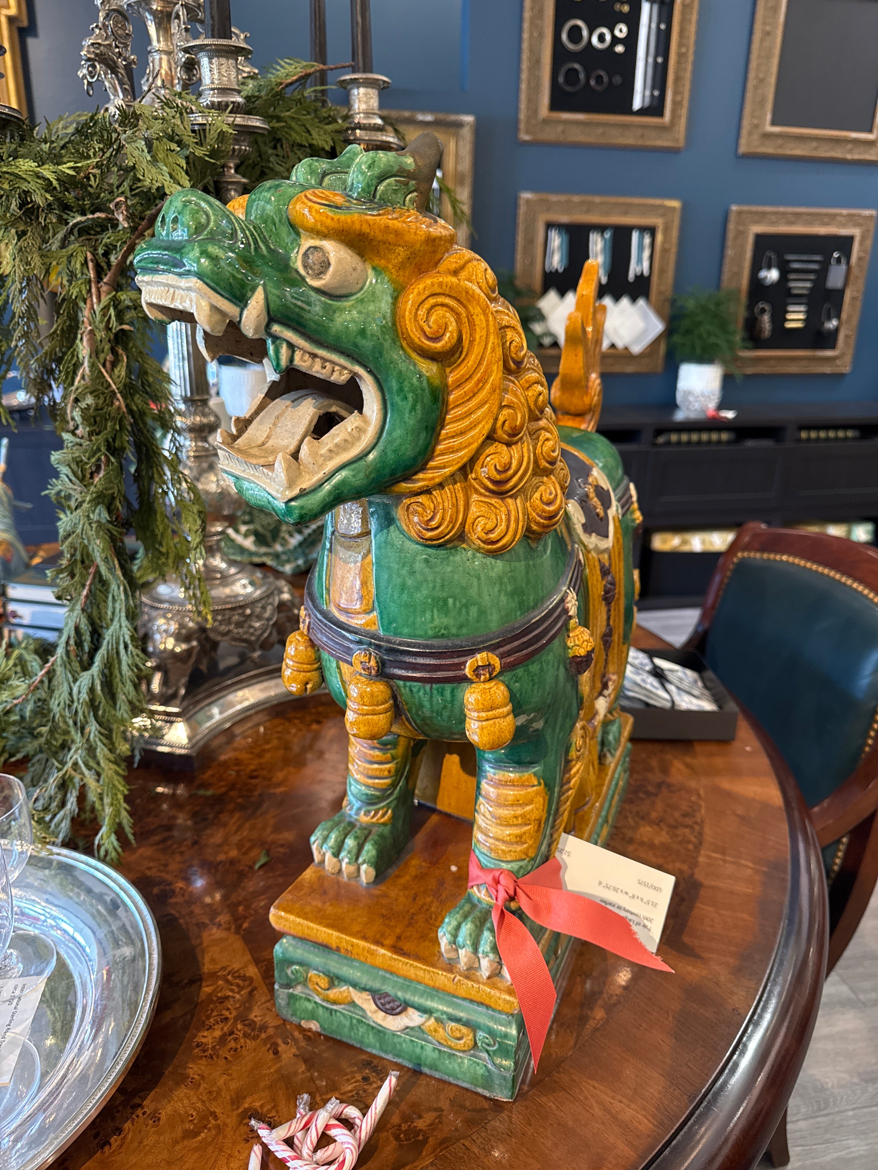 Pair Large Chinese Foo Dogs