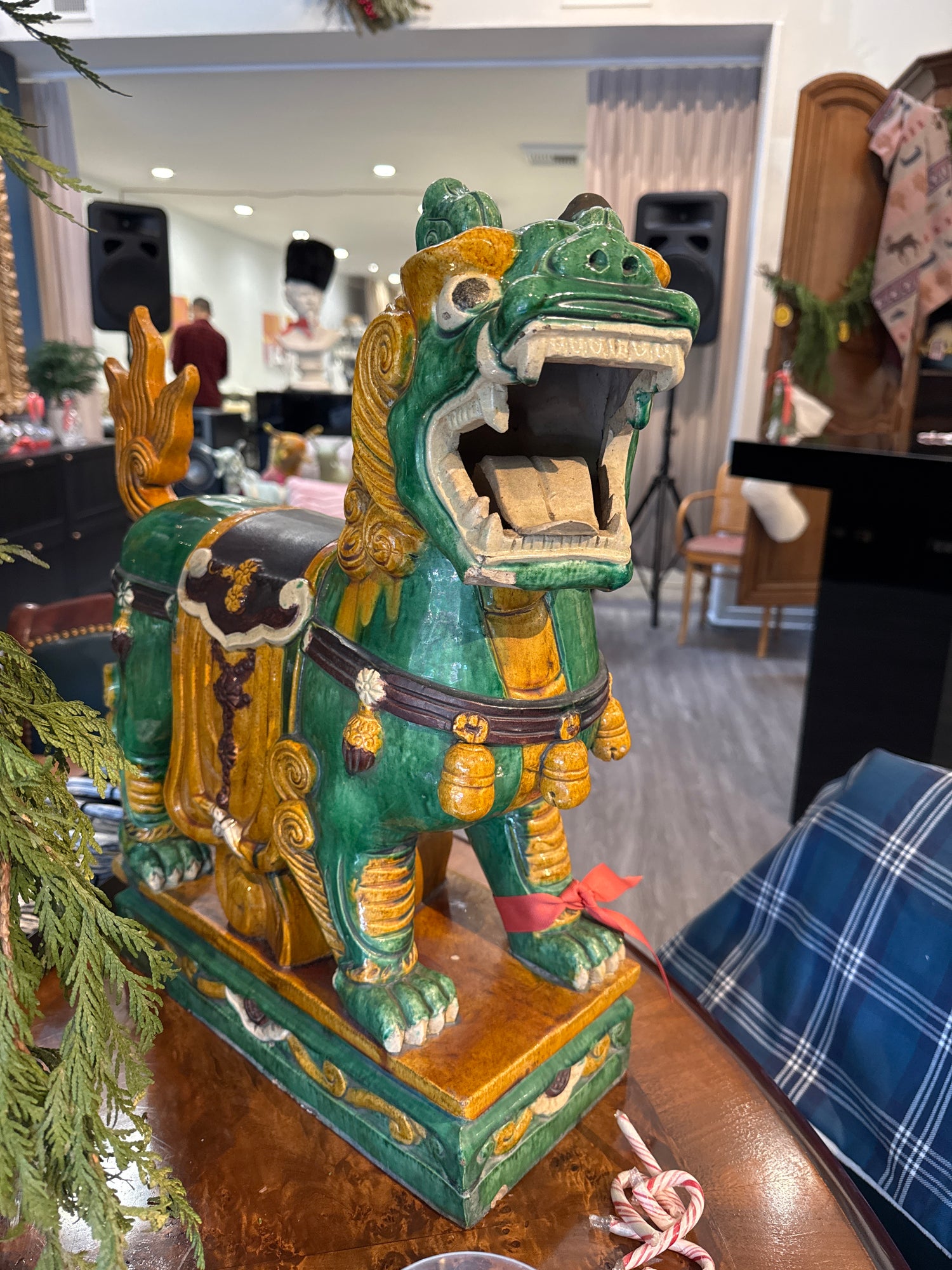 Pair Large Chinese Foo Dogs
