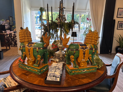 Pair Large Chinese Foo Dogs
