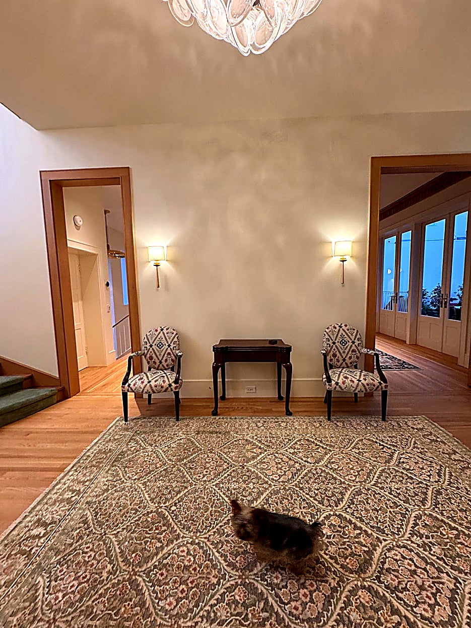 Perry D. Smith &mdash; Foyer with upholstered chairs
